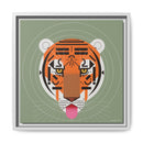 Cool Carnivore Charley Harper Giclee Framed Stretched On Canvas Print-5