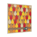 Octoberama Charley Harper Framed Giclee Print Stretched On Canvas-174