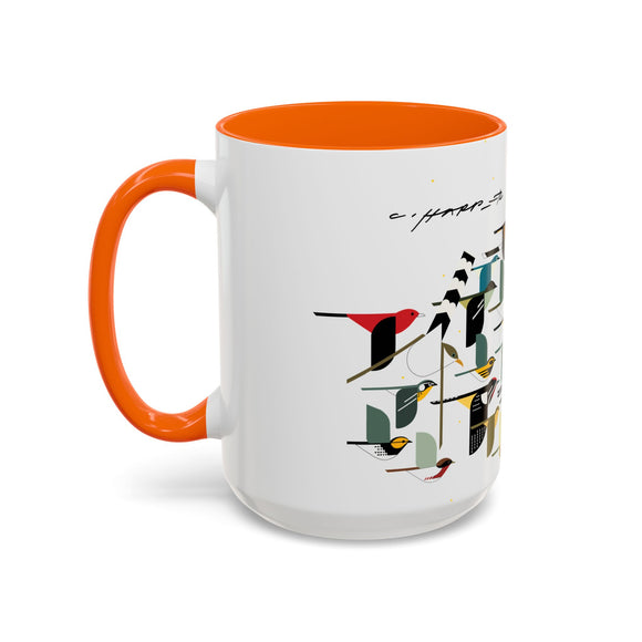 Mystery of the Missing Migrants Charley Harper Art Studio Classic Accent Mug 15oz