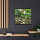 Charley Harper Florida Everglades Wall Art – Mid-Century Modern Geometric Bird Canvas with Minimal Wildlife Accents-40