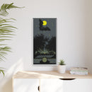 Charley Harper Bat, Bullfrog, and Bonfire Moonlight Framed Giclee on Stretched Canvas Wall Art Mid-Century Style-15