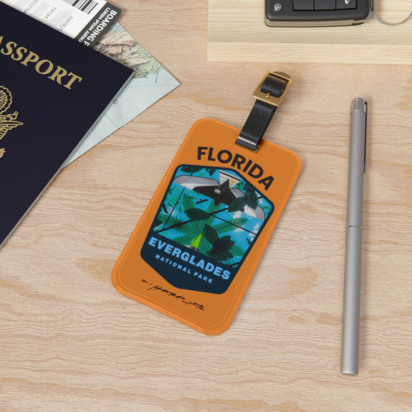 Everglades orange of Luggage Tag