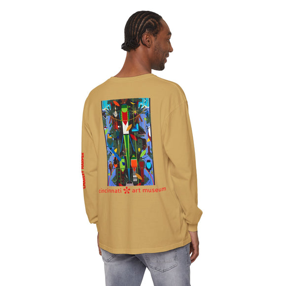 CAM Unisex Garment-dyed Long Sleeve T-Shirt