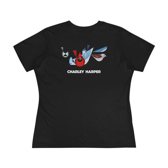Bird Feeder's Charley Harper Women's Cotton Tee