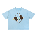 Eagles In Nuptial Flight Mineral Wash Boxy Cotton T-Shirt-7