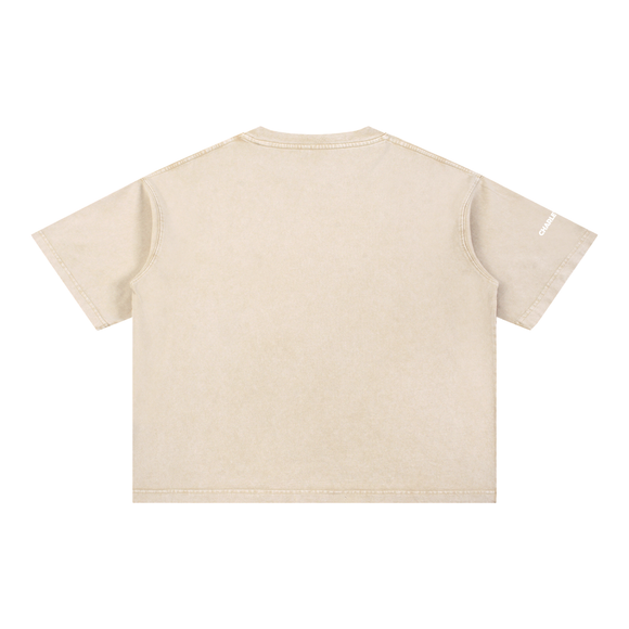 Eagles In Nuptial Flight Mineral Wash Boxy Cotton T-Shirt