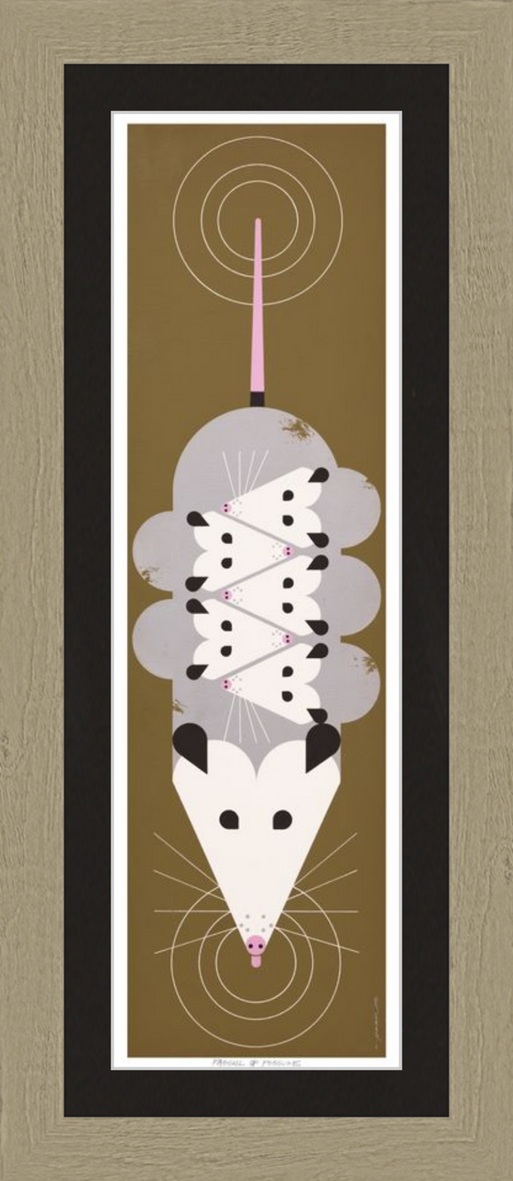 Passel of Possums Museum Quality Reproduction of Harper Archival Original Art