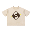 Eagles In Nuptial Flight Mineral Wash Boxy Cotton T-Shirt-5